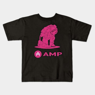 Amp Crypto  Cryptocurrency Amp  coin token Kids T-Shirt